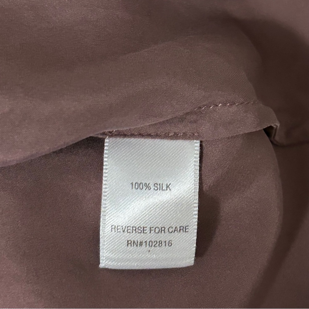 Garnet Hill mauve silk Camisole - Picture 4 of 4